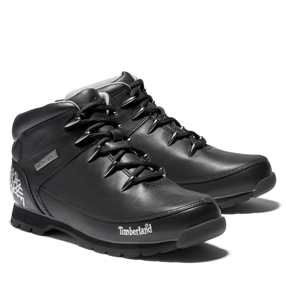 Timberland Mens Hiking Boots Euro Sprint - Black - India LV5398647